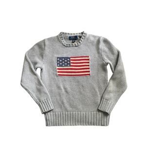 Kids Polo Ralph Lauren American flag sweater